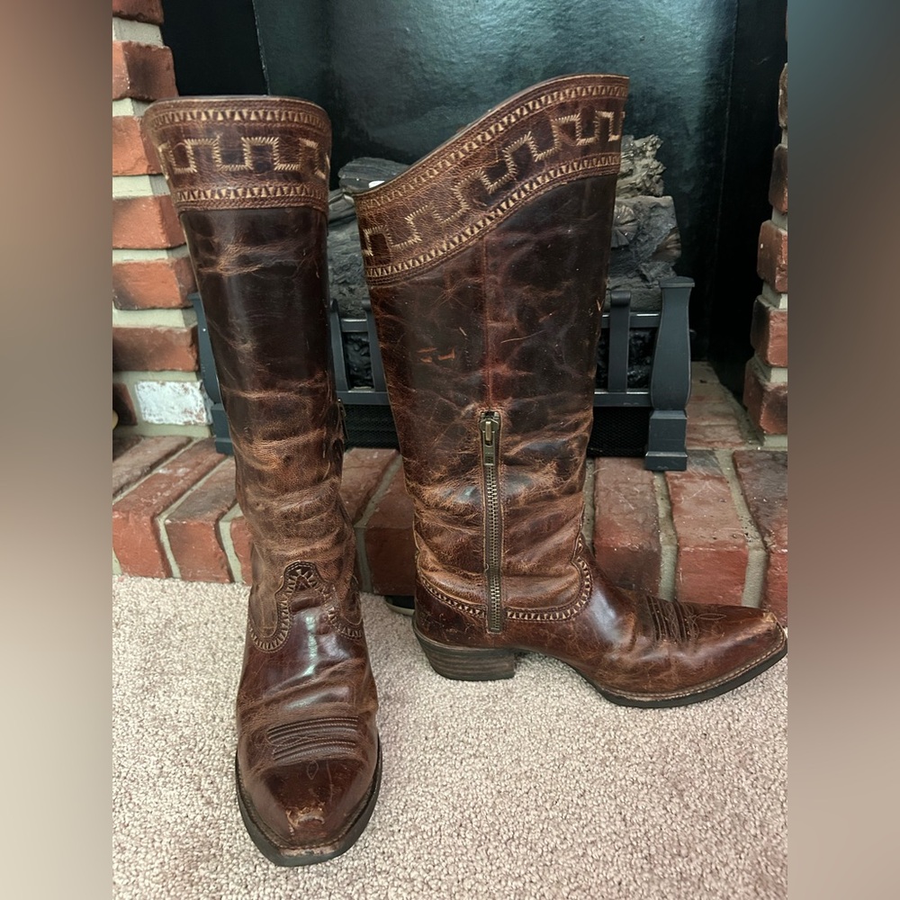 Ariat Brown Leather Riding Boots